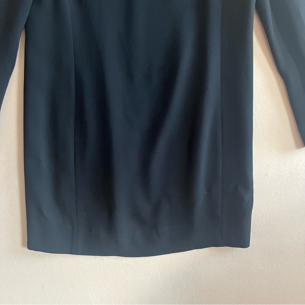 MM Lafleur The Regina Dress Black Eco Heavy Soft Wave Classic Cocktail size 14 - Picture 9 of 16